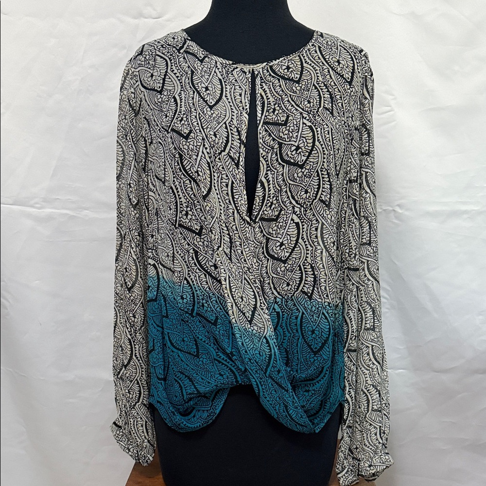 Dip Dye Hi Low Blouse